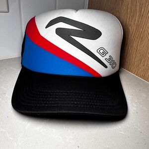 BMW G310 Trucker Hat Cap White Black Blue Red Logo Snapback Motorrad